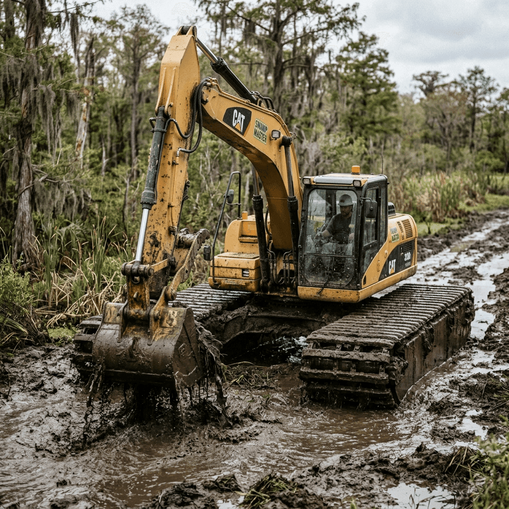Amphibious Excavator
